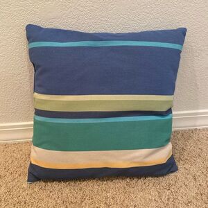 Pottery Barn Outdoor Throw Pillow 20” x 20” Striped